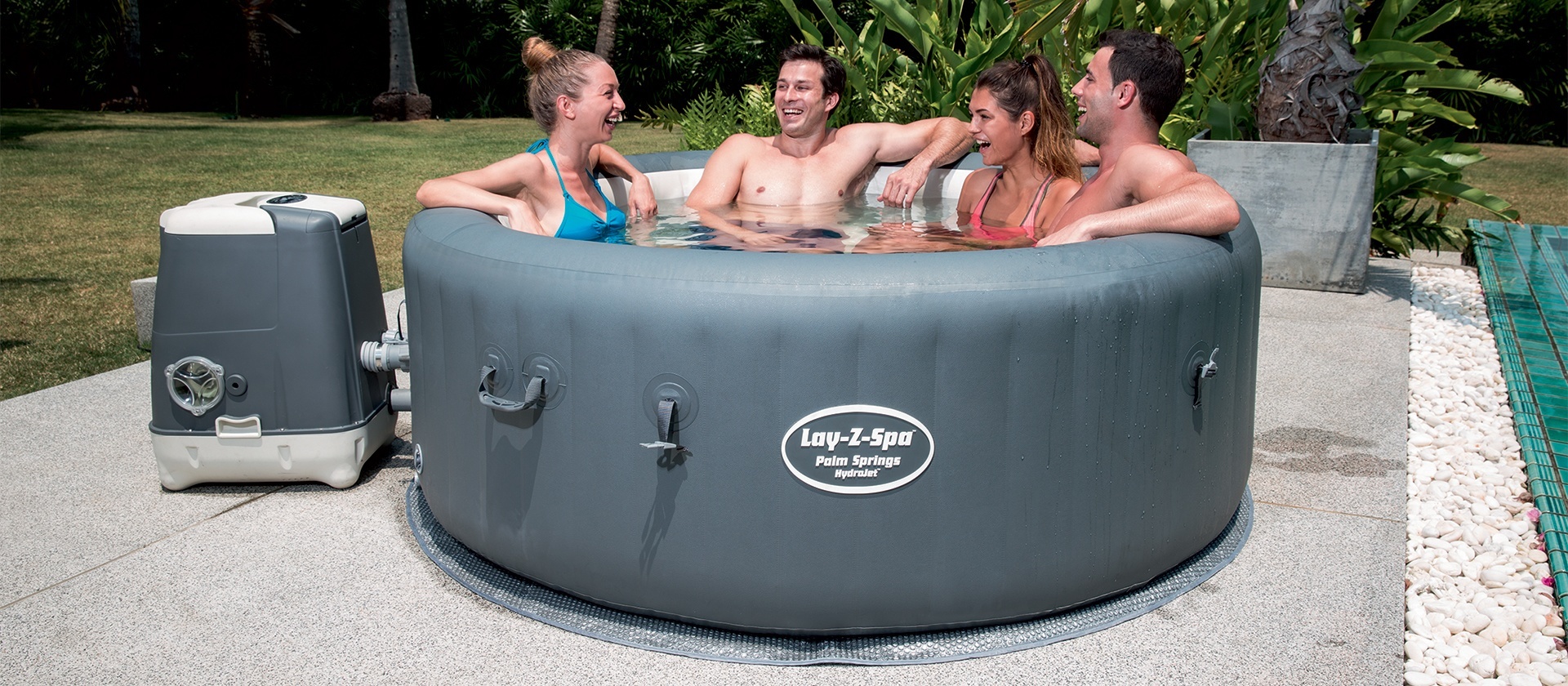 Lay-Z-Spa Model Palm Springs Hydra